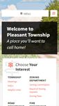 Mobile Screenshot of pleasanttownship.org